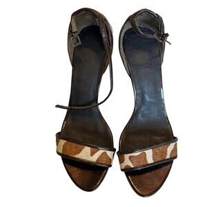 Paolo animal print heels size 7.5